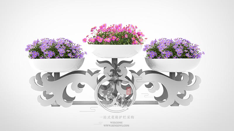 雙鳳花紋立體花架